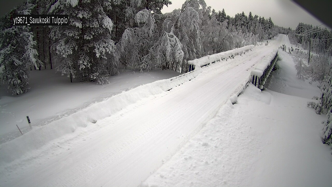 Kelikamerat Kuva Tie 9671 Savukoski, Tulppio, Savukoski, Lappi