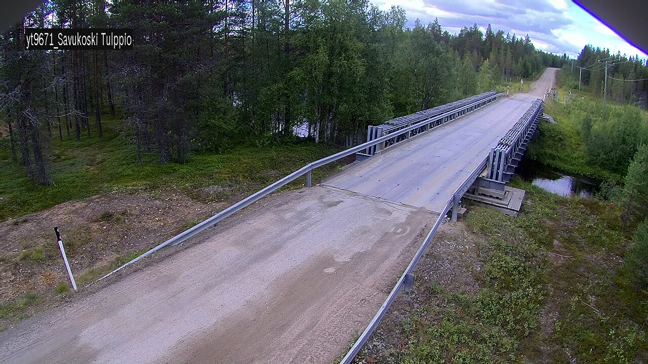 Weather Camera Image Väg 9671 Savukoski, Tulppio, Savukoski, Lappi