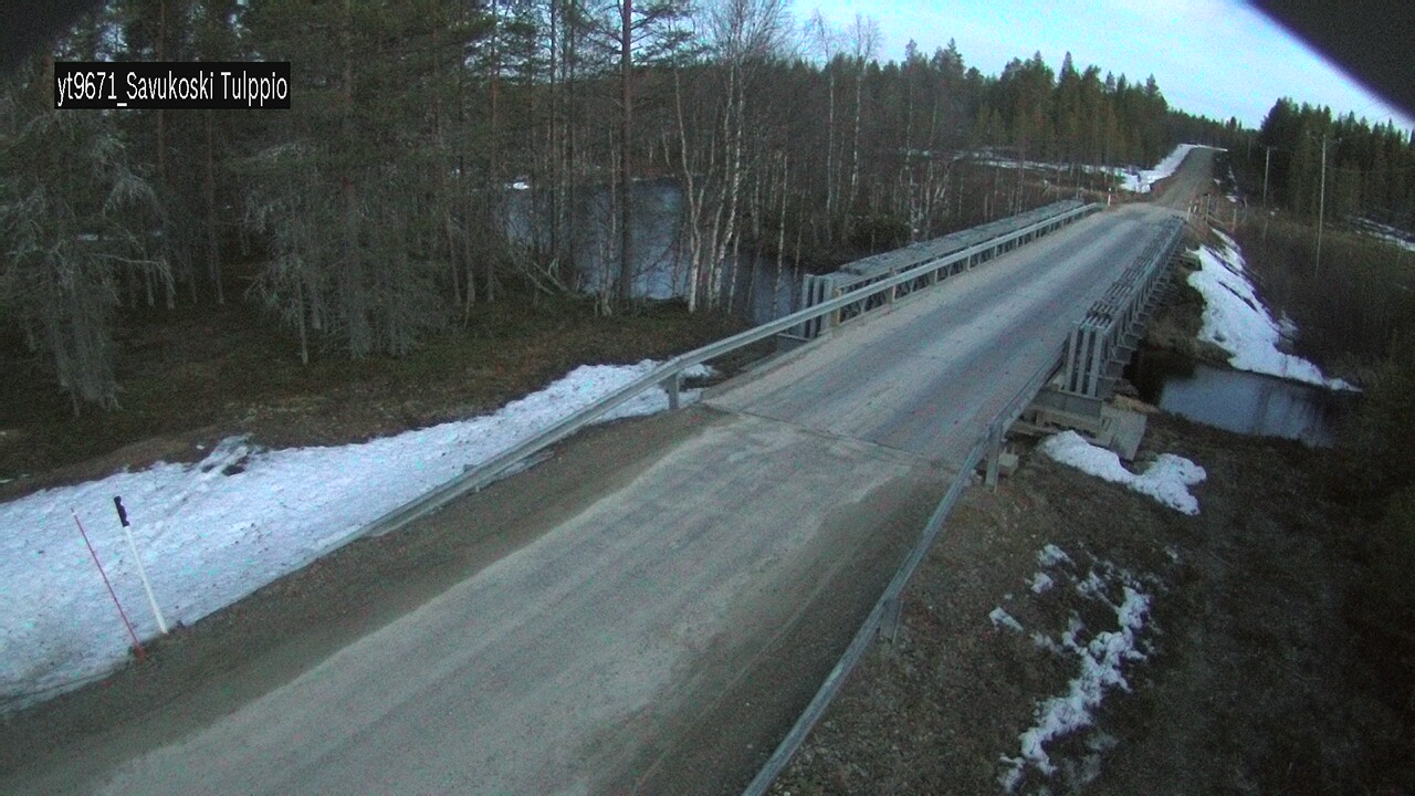 Weather Camera Image Väg 9671 Savukoski, Tulppio, Savukoski, Lappi