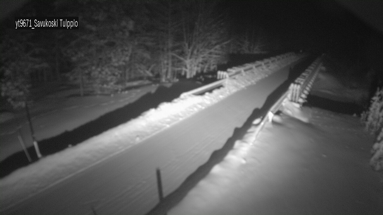 Weather Camera Image Väg 9671 Savukoski, Tulppio, Savukoski, Lappi