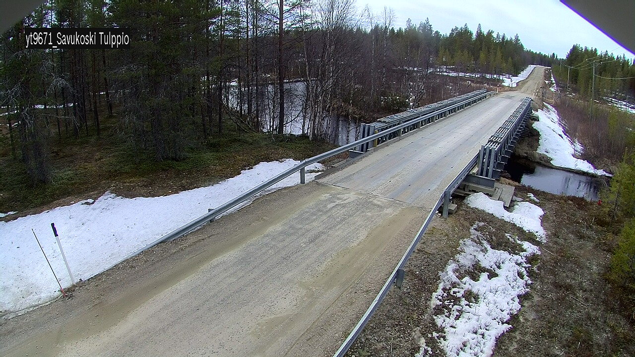 Weather Camera Image Väg 9671 Savukoski, Tulppio, Savukoski, Lappi