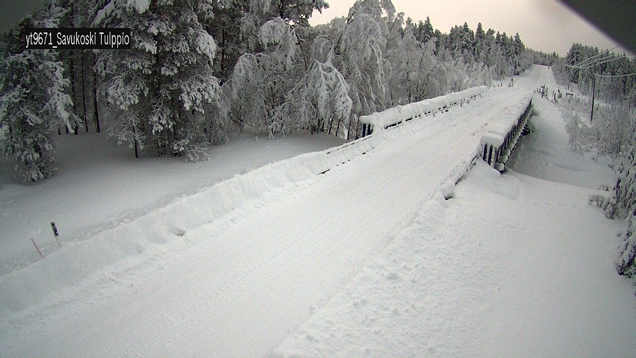 Kelikamerat Kuva Tie 9671 Savukoski, Tulppio, Savukoski, Lappi