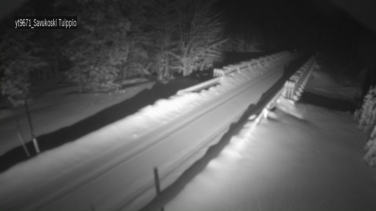Weather Camera Image Väg 9671 Savukoski, Tulppio, Savukoski, Lappi