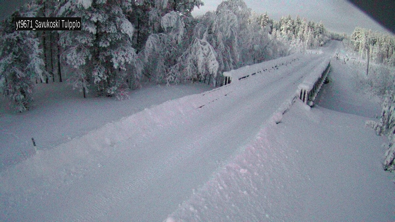 Kelikamerat Kuva Tie 9671 Savukoski, Tulppio, Savukoski, Lappi