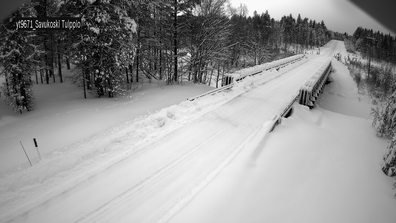 Weather Camera Image Väg 9671 Savukoski, Tulppio, Savukoski, Lappi