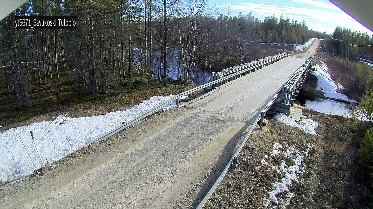 Weather Camera Image Väg 9671 Savukoski, Tulppio, Savukoski, Lappi