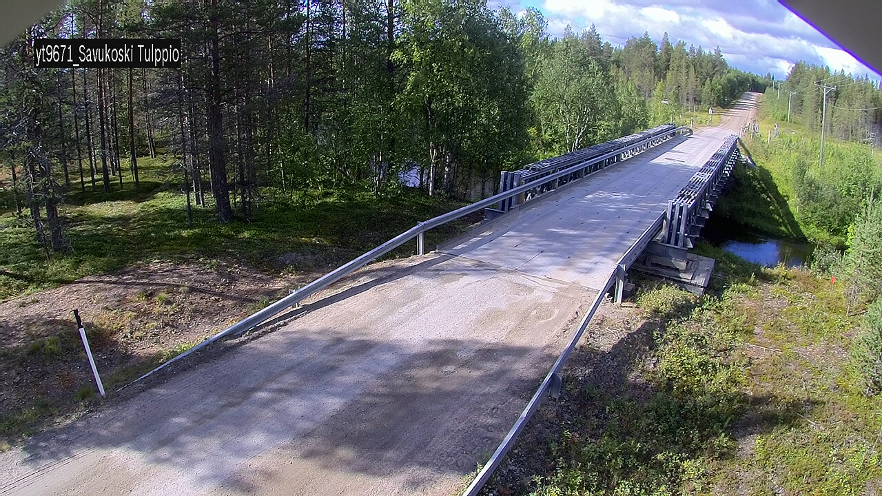 Weather Camera Image Väg 9671 Savukoski, Tulppio, Savukoski, Lappi