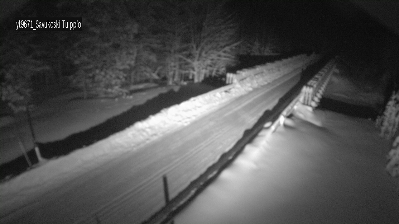 Weather Camera Image Väg 9671 Savukoski, Tulppio, Savukoski, Lappi
