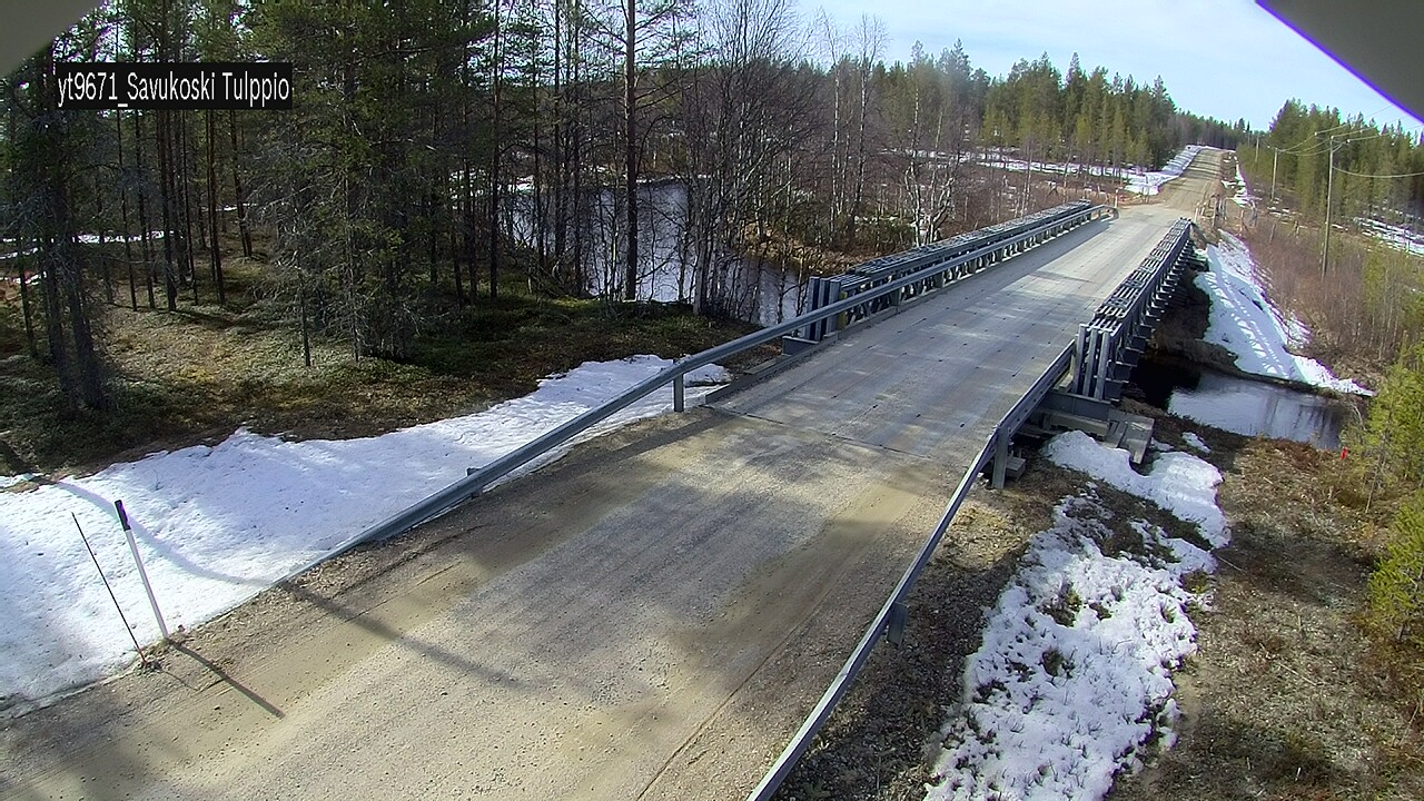 Weather Camera Image Väg 9671 Savukoski, Tulppio, Savukoski, Lappi