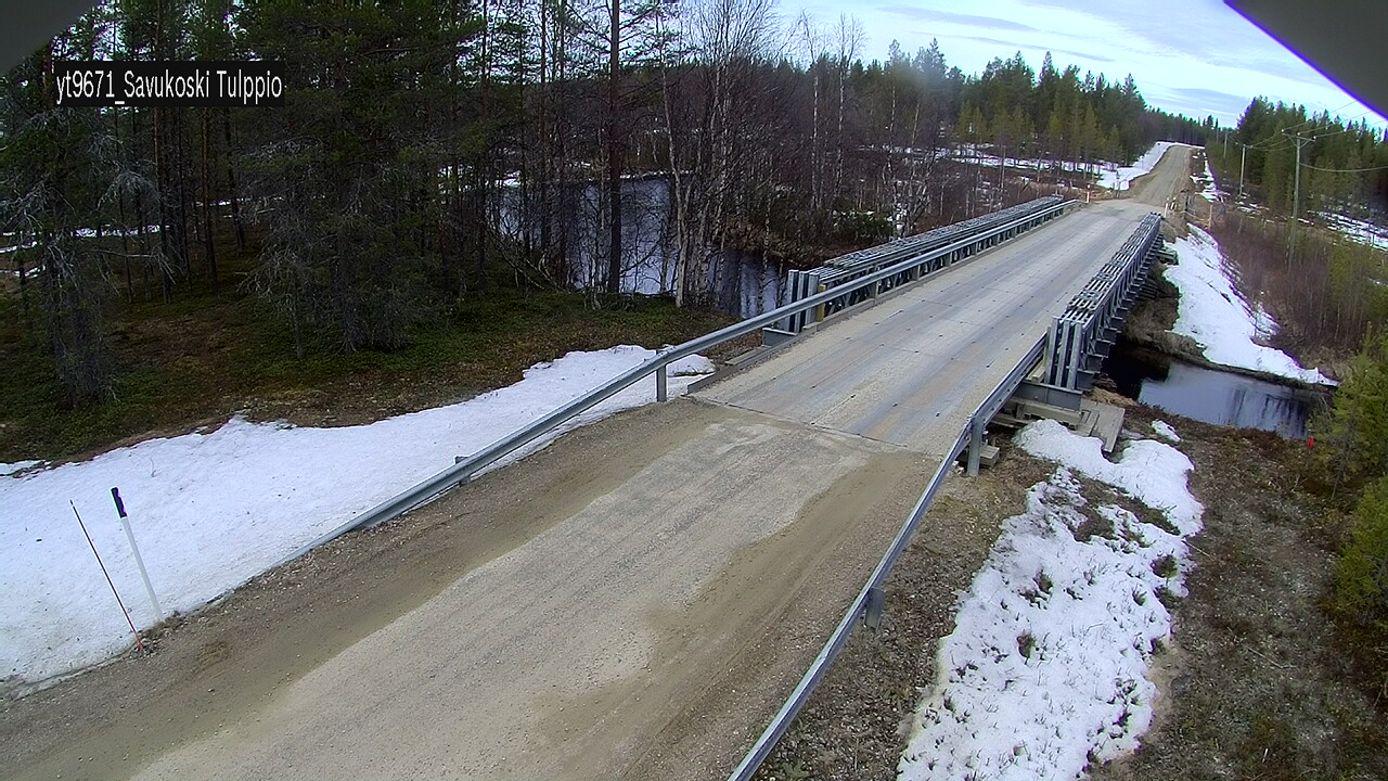 Weather Camera Image Väg 9671 Savukoski, Tulppio, Savukoski, Lappi
