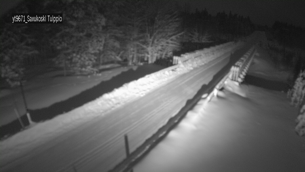 Weather Camera Image Väg 9671 Savukoski, Tulppio, Savukoski, Lappi