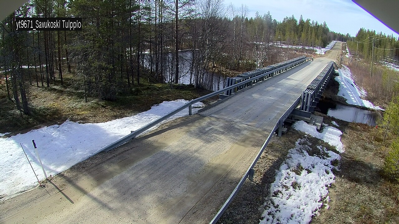Weather Camera Image Väg 9671 Savukoski, Tulppio, Savukoski, Lappi