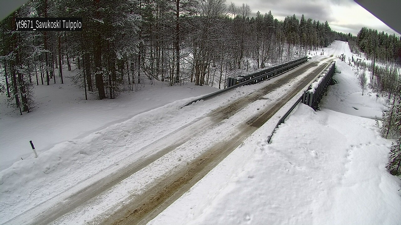 Kelikamerat Kuva Tie 9671 Savukoski, Tulppio, Savukoski, Lappi