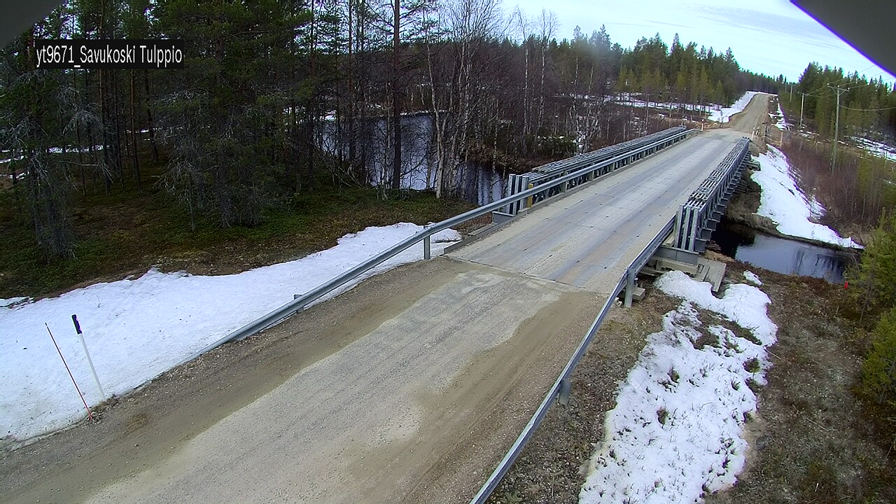 Weather Camera Image Väg 9671 Savukoski, Tulppio, Savukoski, Lappi