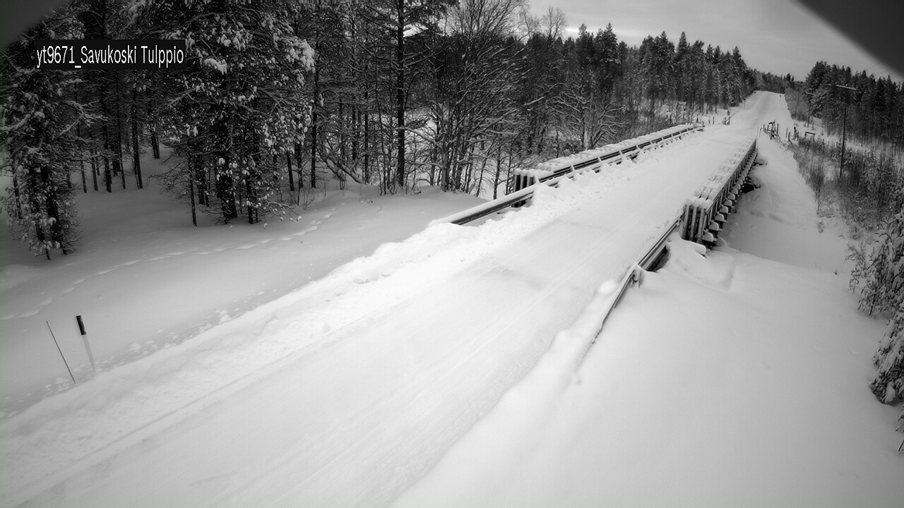 Kelikamerat Kuva Tie 9671 Savukoski, Tulppio, Savukoski, Lappi