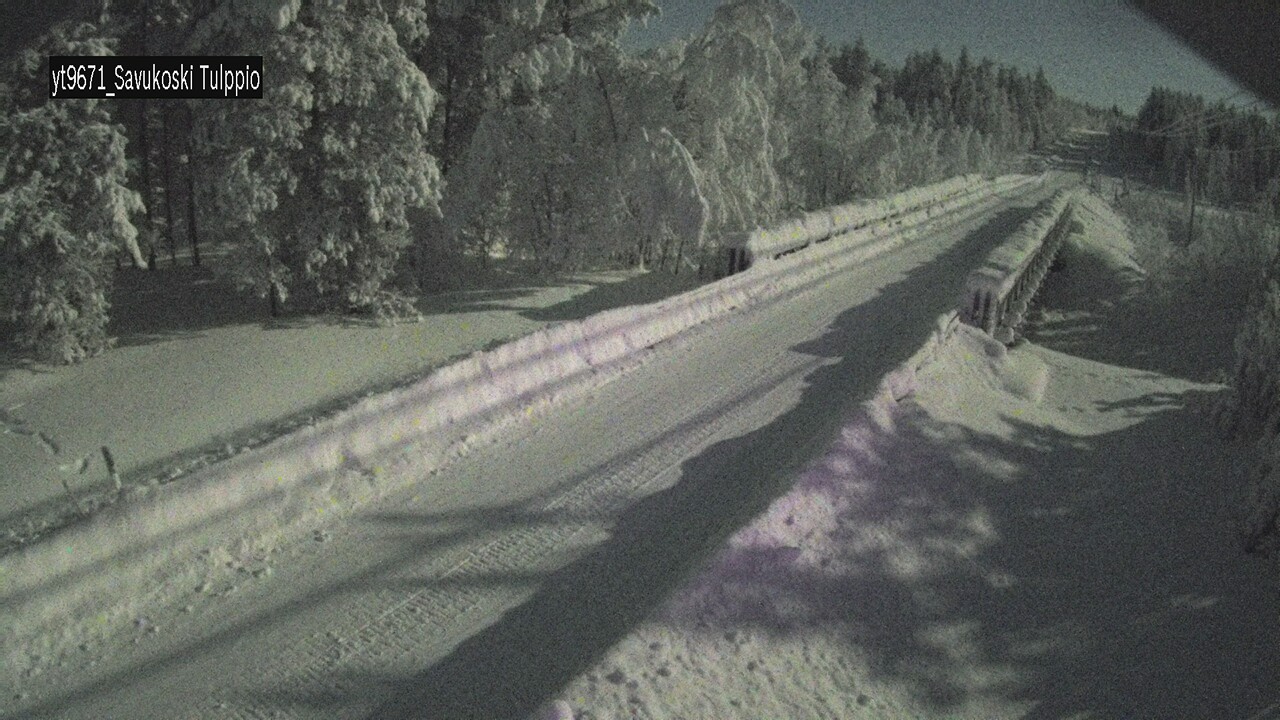 Kelikamerat Kuva Tie 9671 Savukoski, Tulppio, Savukoski, Lappi