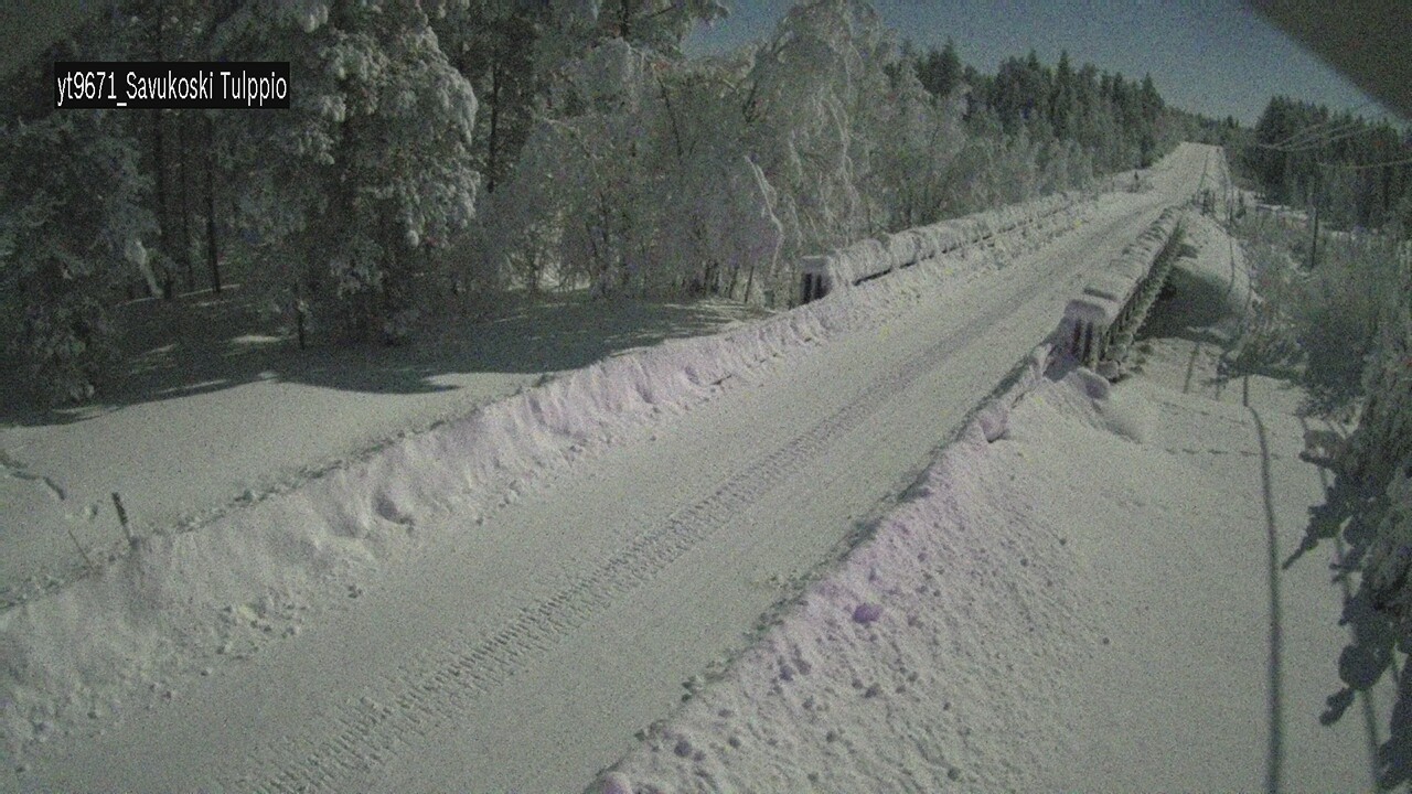 Kelikamerat Kuva Tie 9671 Savukoski, Tulppio, Savukoski, Lappi