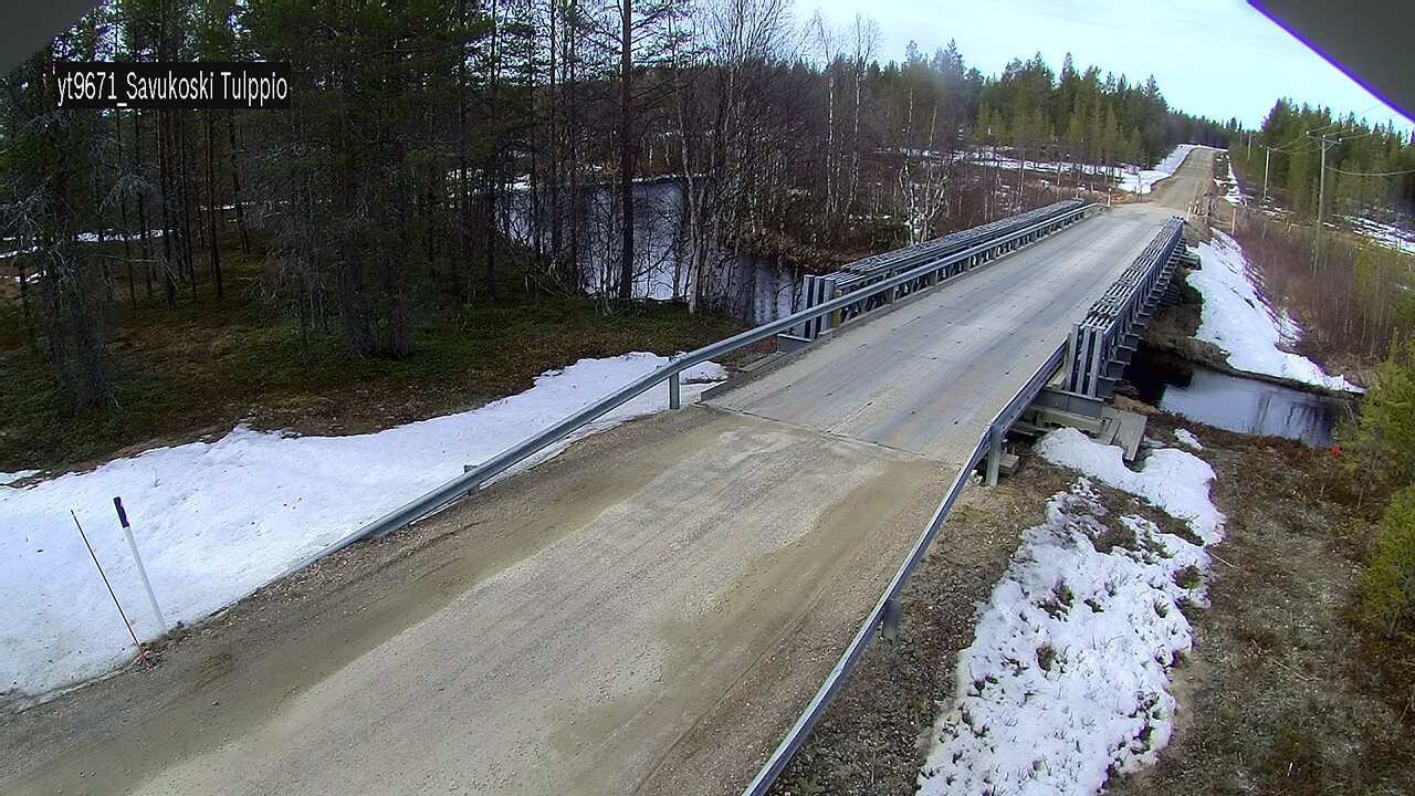 Weather Camera Image Väg 9671 Savukoski, Tulppio, Savukoski, Lappi