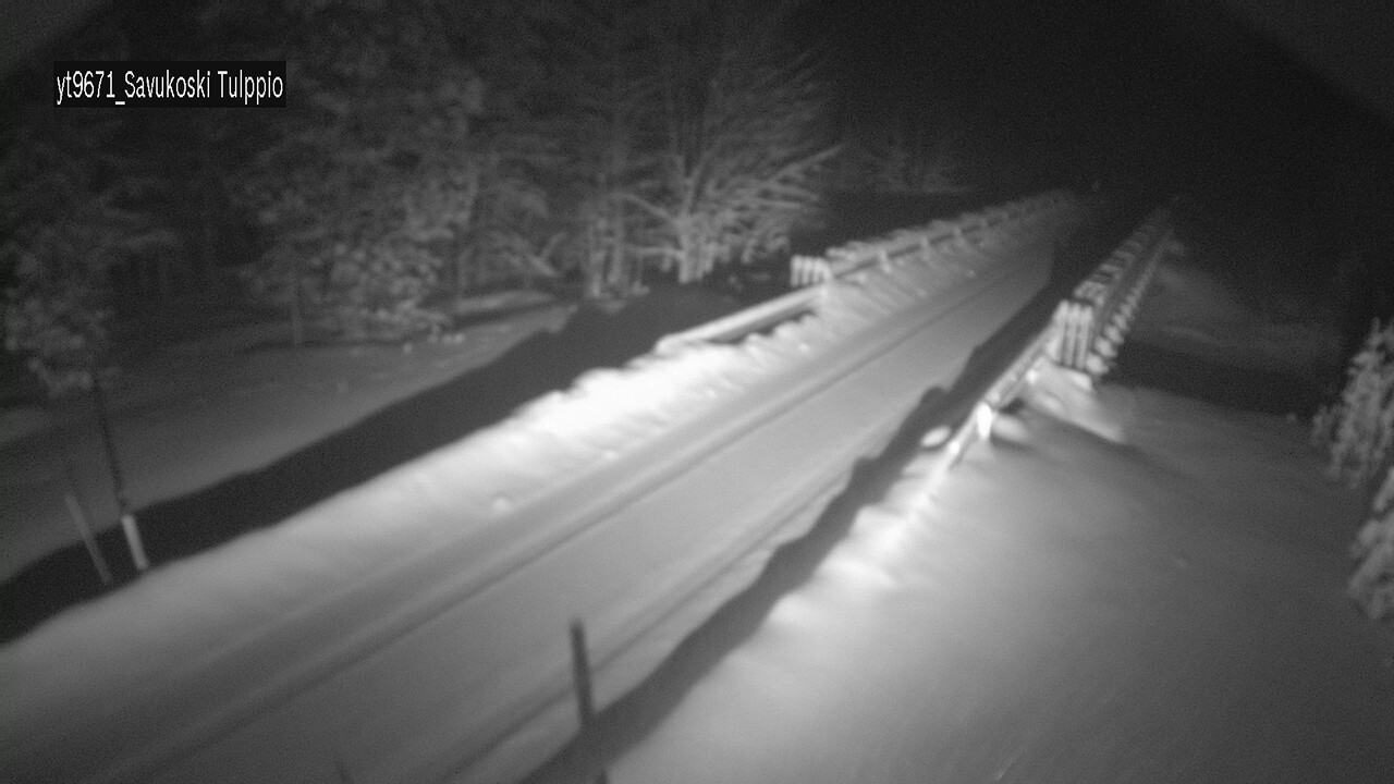 Weather Camera Image Väg 9671 Savukoski, Tulppio, Savukoski, Lappi