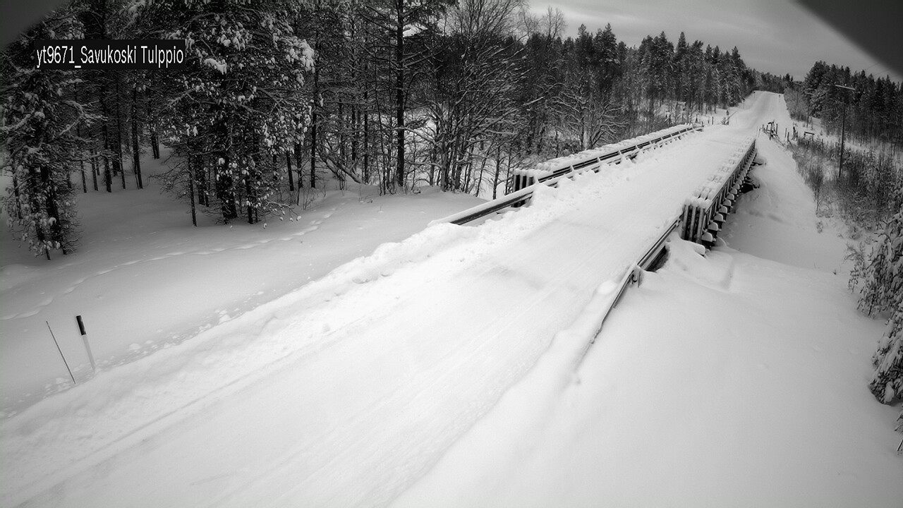 Kelikamerat Kuva Tie 9671 Savukoski, Tulppio, Savukoski, Lappi