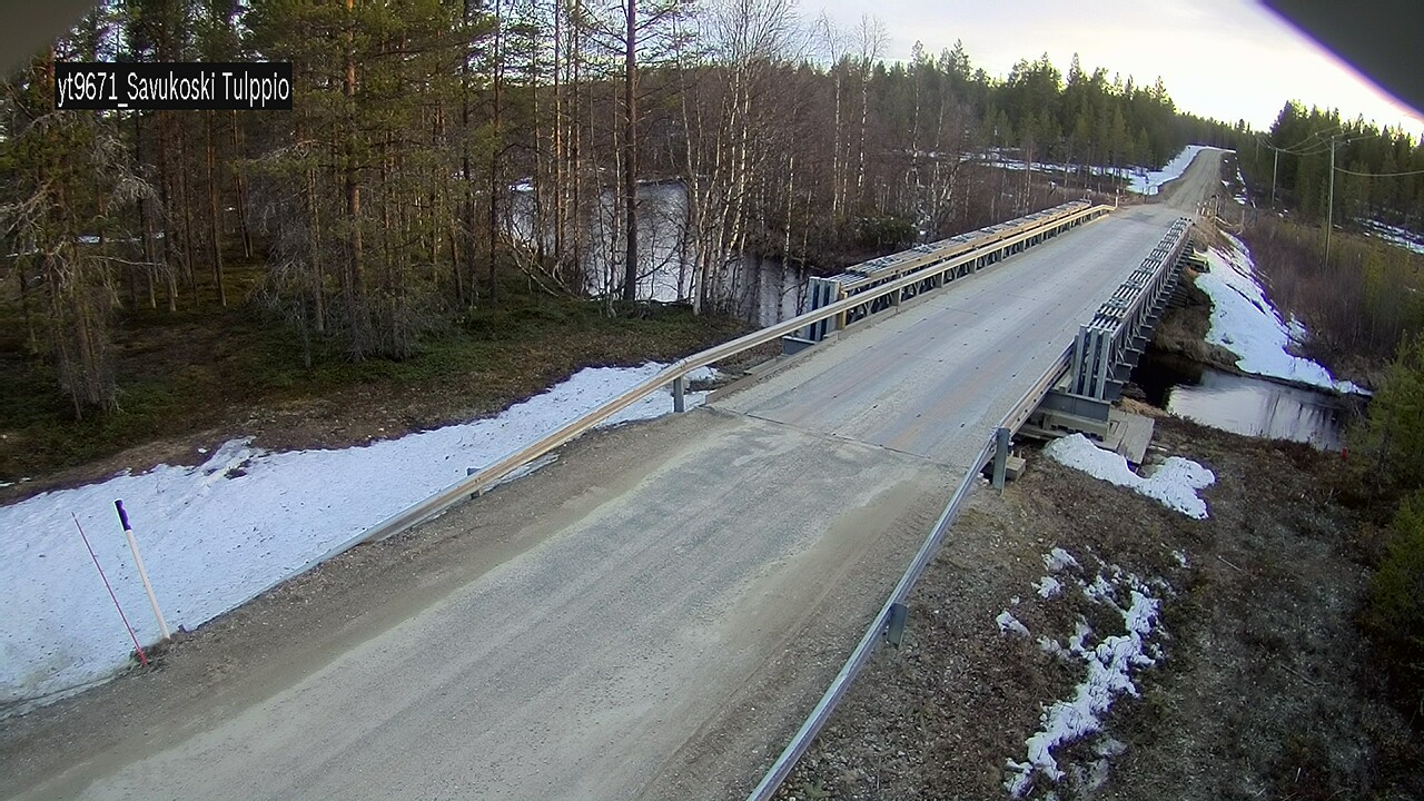Weather Camera Image Väg 9671 Savukoski, Tulppio, Savukoski, Lappi