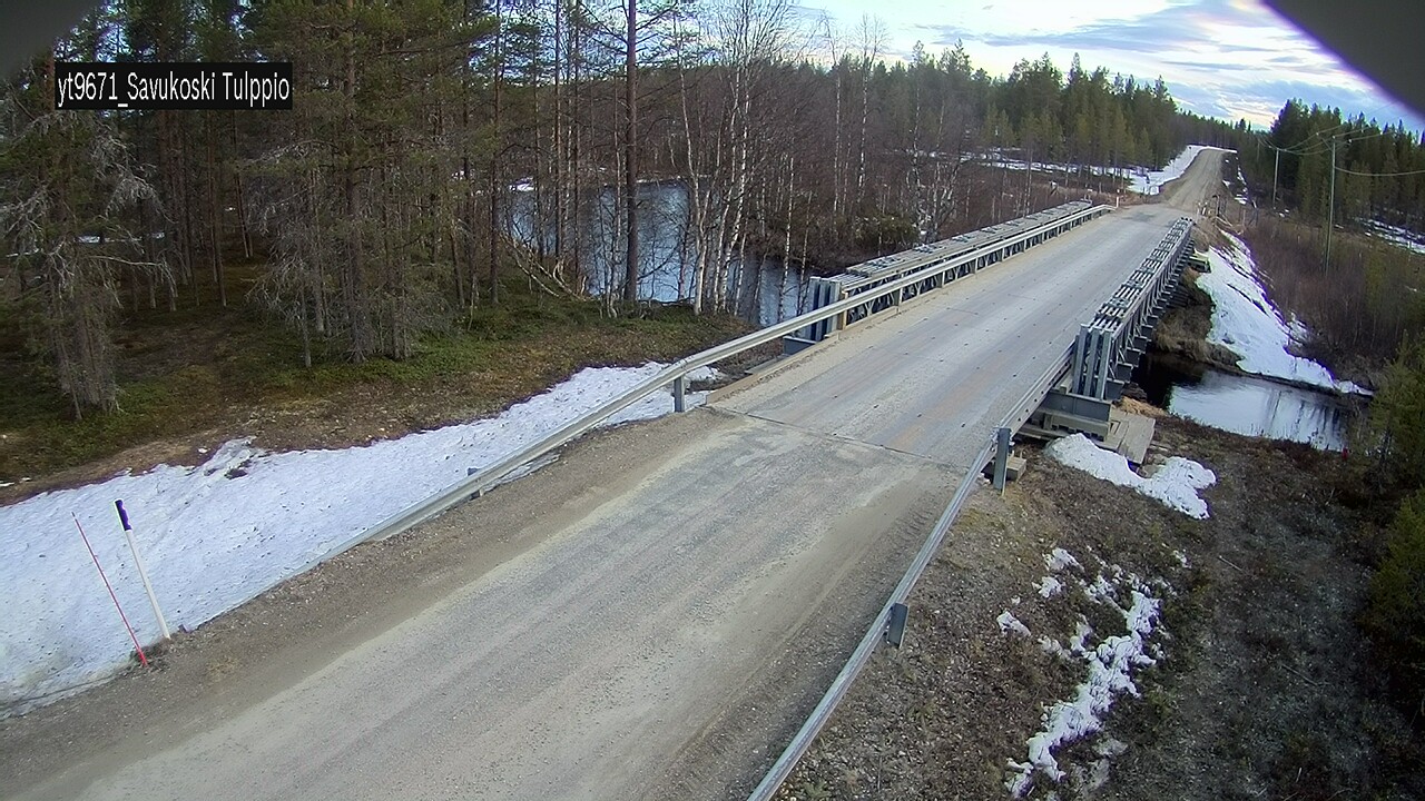 Weather Camera Image Väg 9671 Savukoski, Tulppio, Savukoski, Lappi