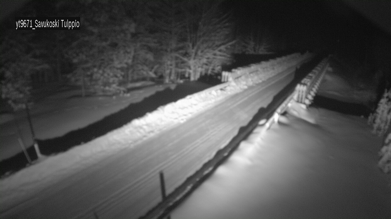 Weather Camera Image Väg 9671 Savukoski, Tulppio, Savukoski, Lappi