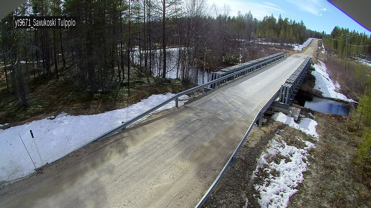 Weather Camera Image Väg 9671 Savukoski, Tulppio, Savukoski, Lappi
