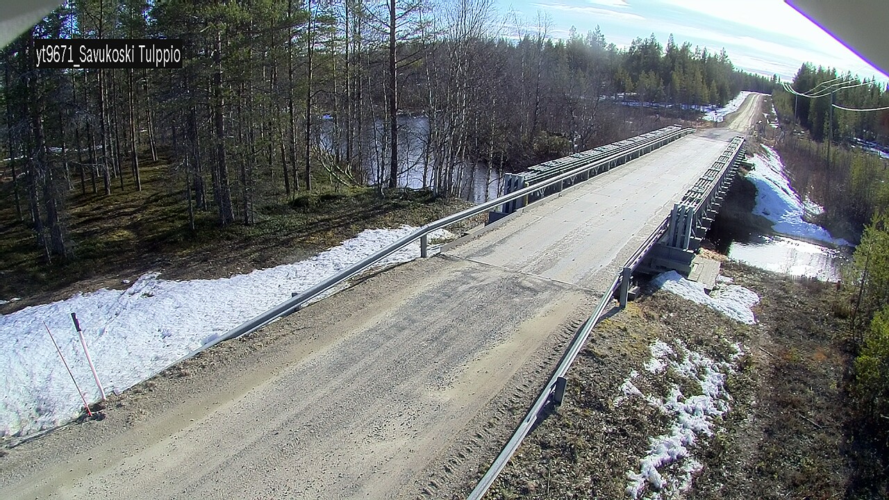 Weather Camera Image Väg 9671 Savukoski, Tulppio, Savukoski, Lappi
