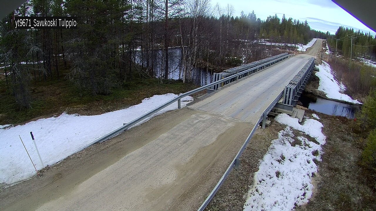 Weather Camera Image Väg 9671 Savukoski, Tulppio, Savukoski, Lappi