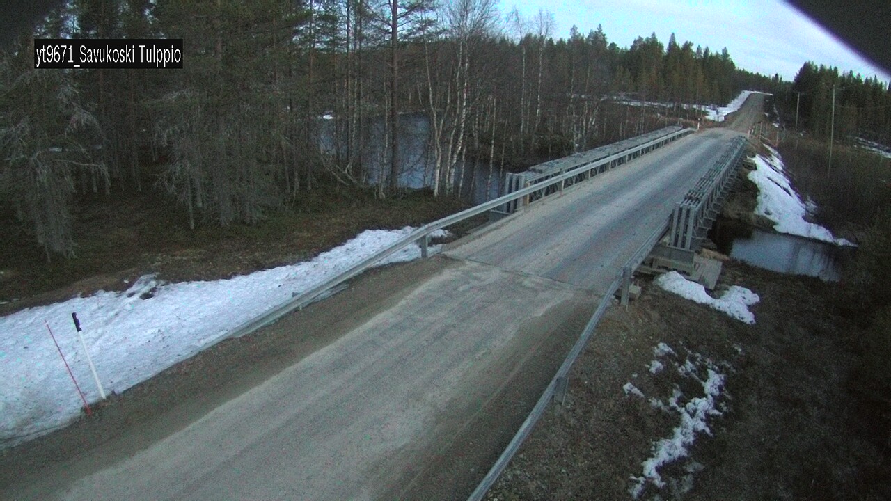 Weather Camera Image Väg 9671 Savukoski, Tulppio, Savukoski, Lappi