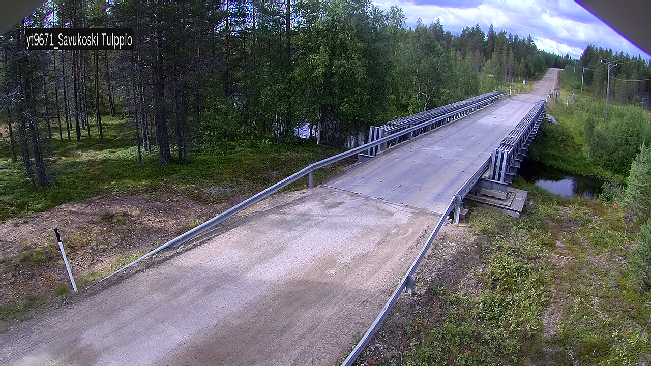 Weather Camera Image Väg 9671 Savukoski, Tulppio, Savukoski, Lappi