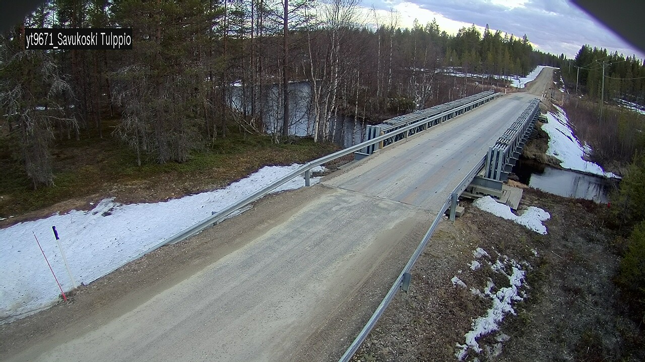 Weather Camera Image Väg 9671 Savukoski, Tulppio, Savukoski, Lappi