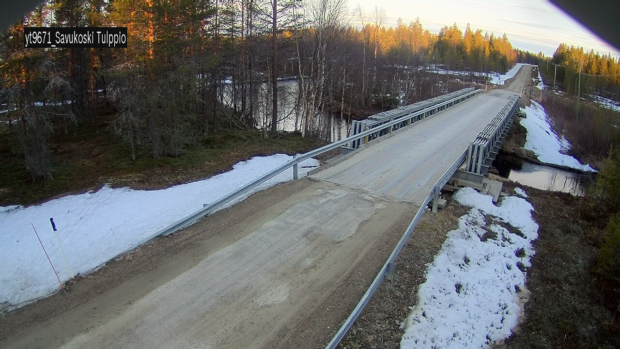 Weather Camera Image Väg 9671 Savukoski, Tulppio, Savukoski, Lappi