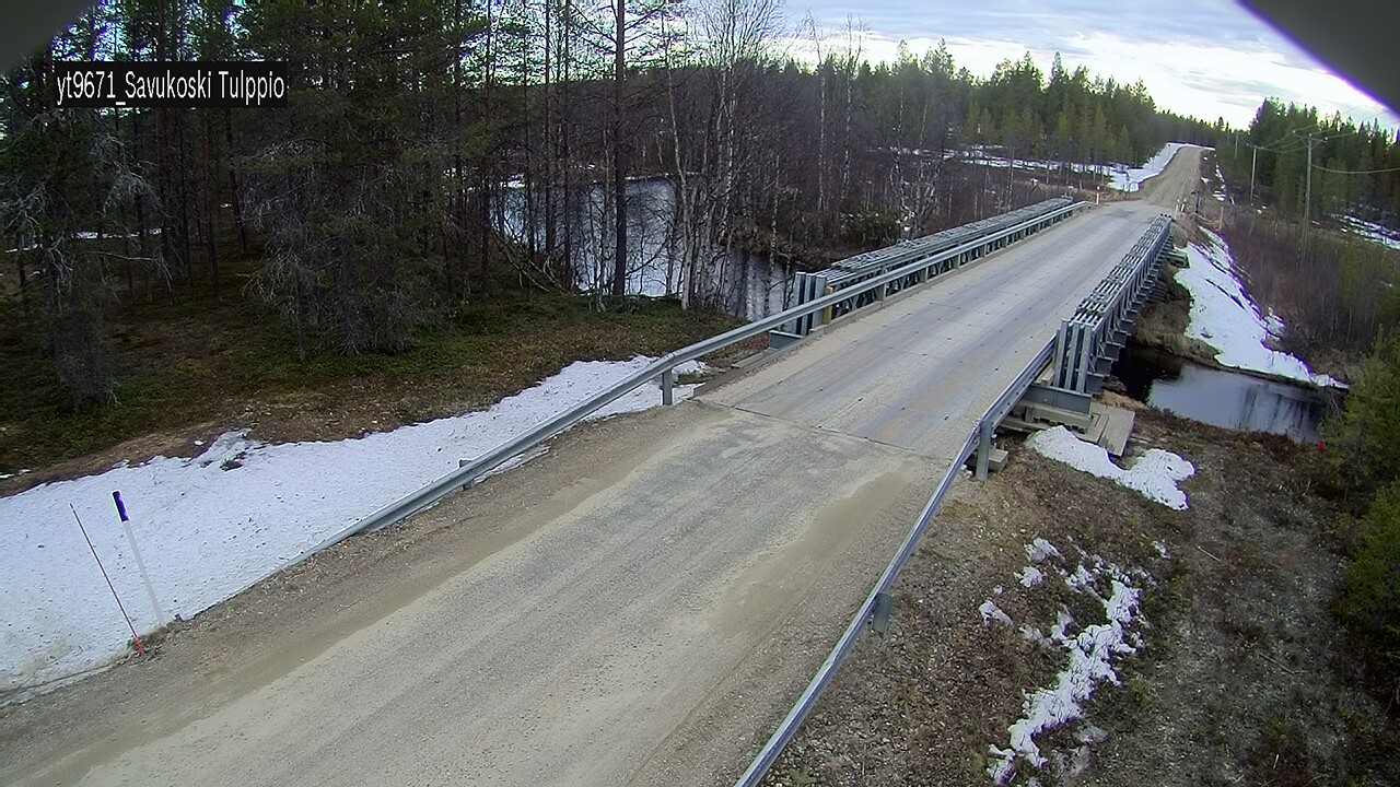 Weather Camera Image Väg 9671 Savukoski, Tulppio, Savukoski, Lappi