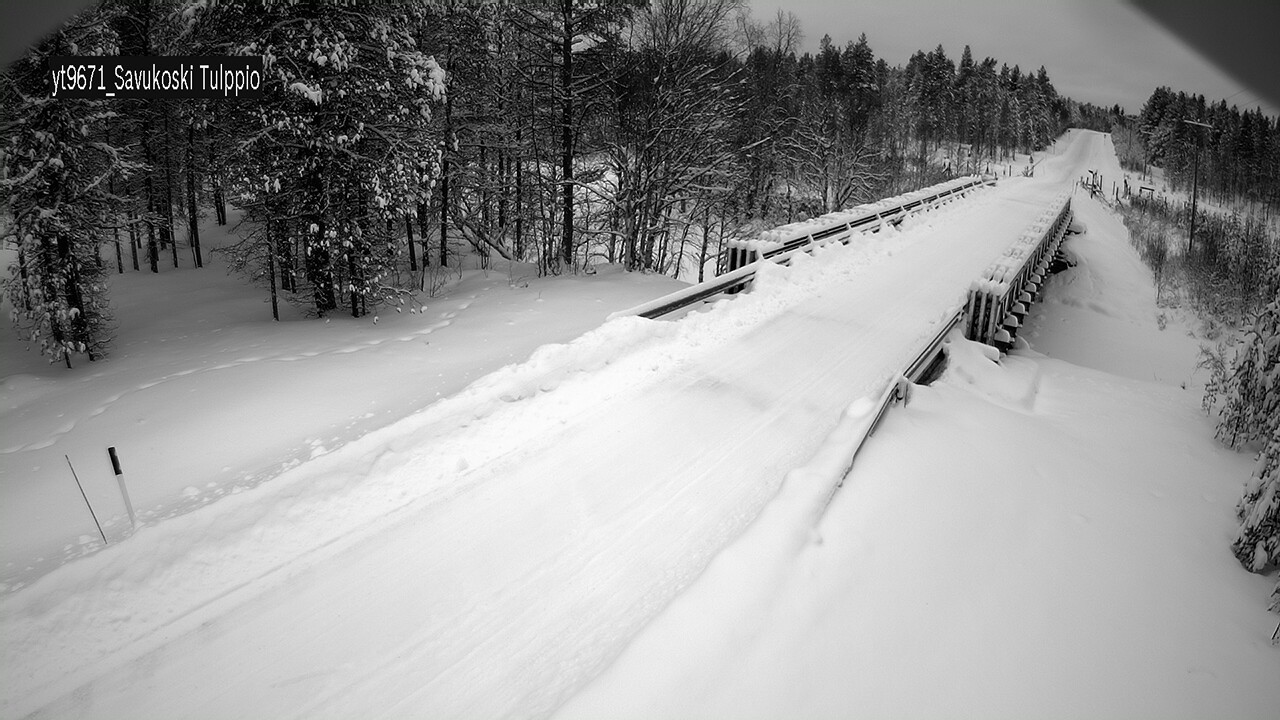 Kelikamerat Kuva Tie 9671 Savukoski, Tulppio, Savukoski, Lappi