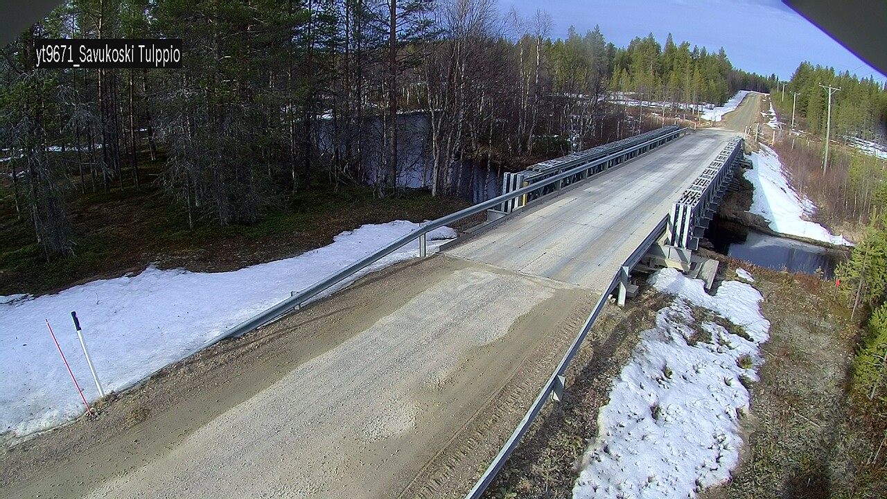 Weather Camera Image Väg 9671 Savukoski, Tulppio, Savukoski, Lappi