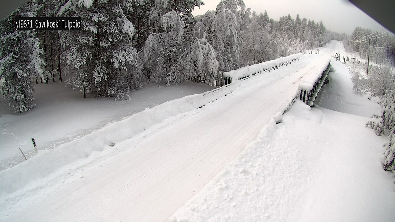 Kelikamerat Kuva Tie 9671 Savukoski, Tulppio, Savukoski, Lappi