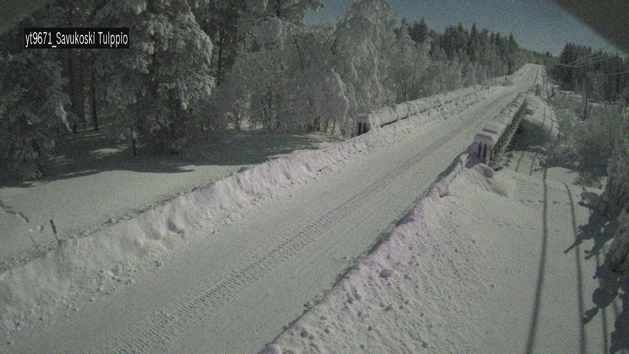 Kelikamerat Kuva Tie 9671 Savukoski, Tulppio, Savukoski, Lappi