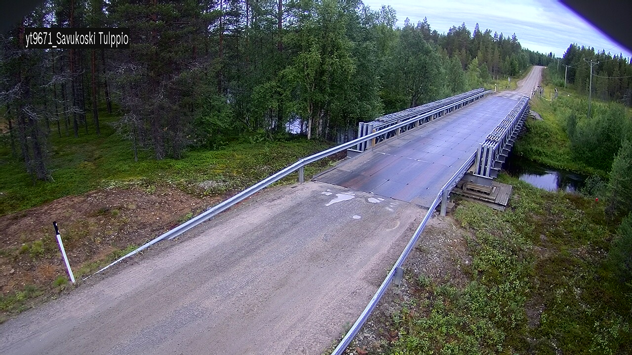 Weather Camera Image Väg 9671 Savukoski, Tulppio, Savukoski, Lappi