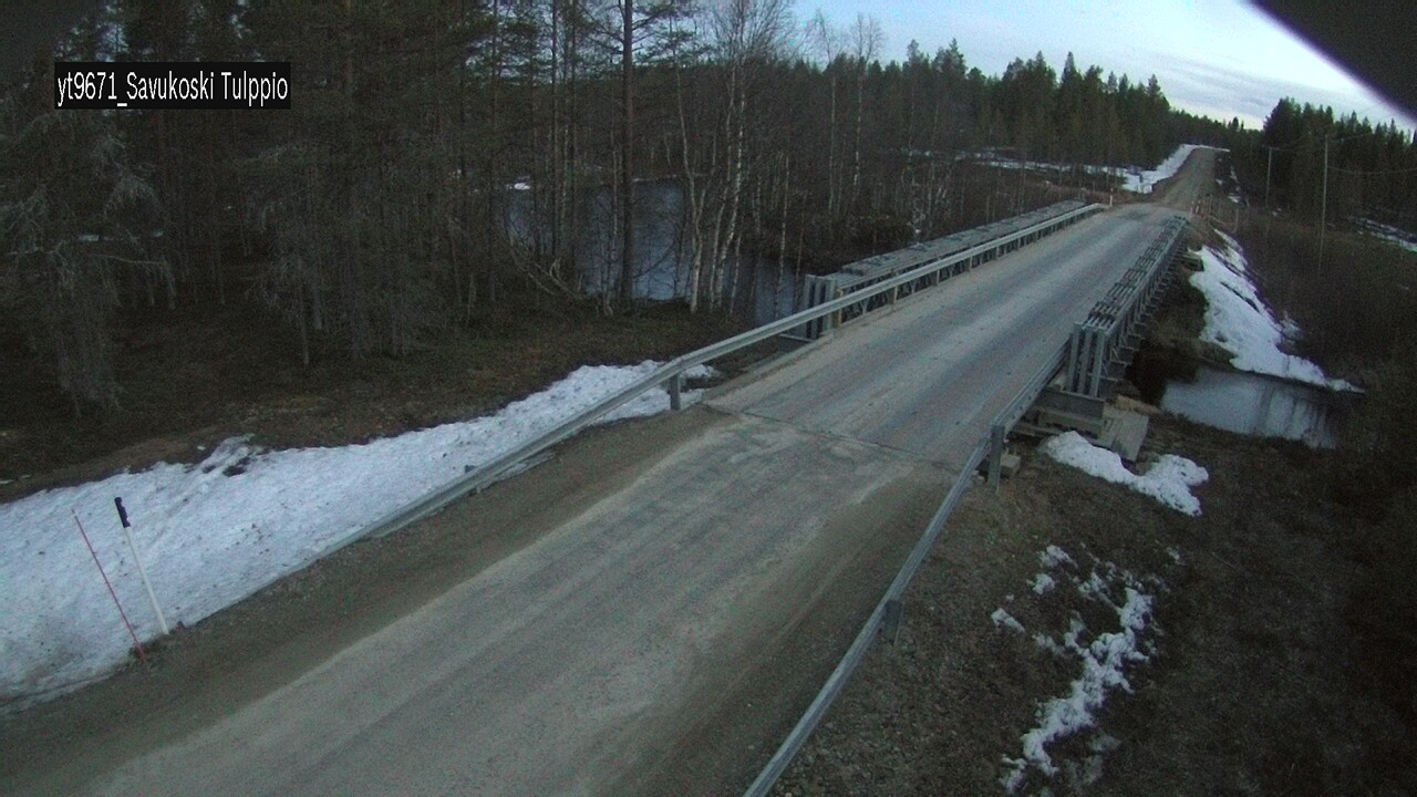 Weather Camera Image Väg 9671 Savukoski, Tulppio, Savukoski, Lappi