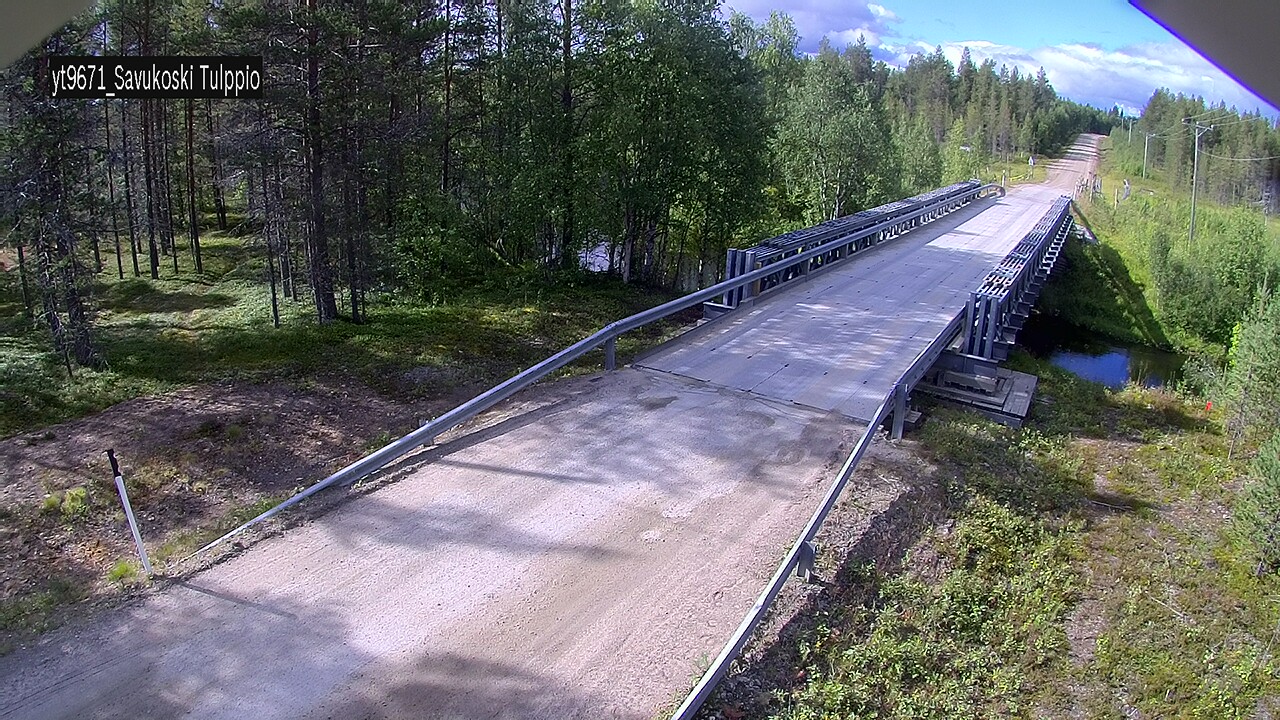 Weather Camera Image Väg 9671 Savukoski, Tulppio, Savukoski, Lappi