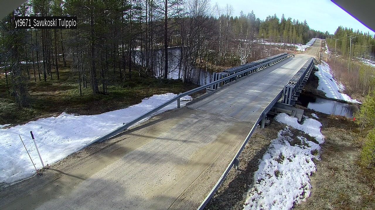 Weather Camera Image Väg 9671 Savukoski, Tulppio, Savukoski, Lappi