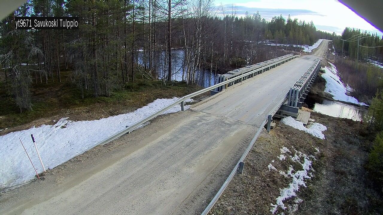 Weather Camera Image Väg 9671 Savukoski, Tulppio, Savukoski, Lappi
