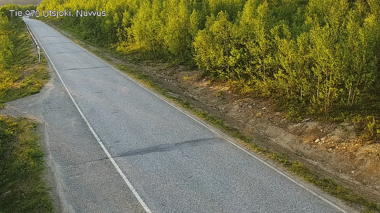 Weather Camera Image Väg 970 Utsjoki, Nuvvus, Utsjoki, Lappi