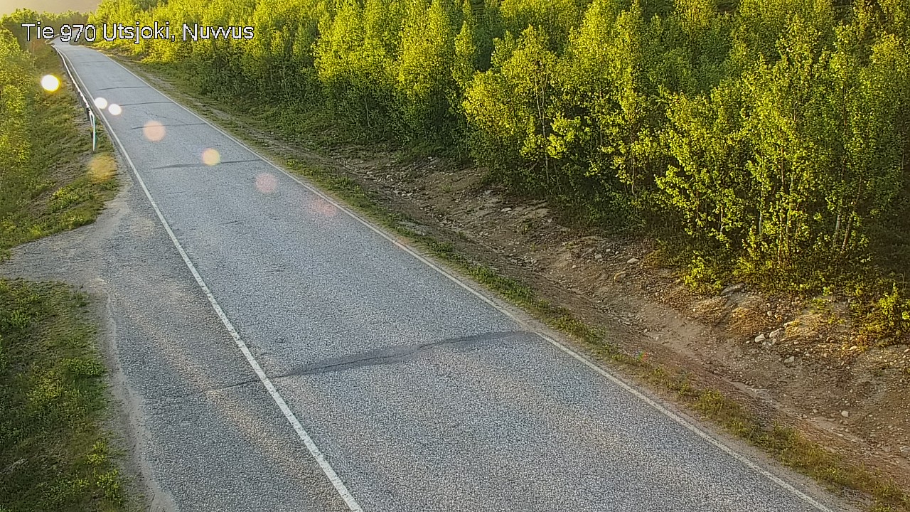 Weather Camera Image Väg 970 Utsjoki, Nuvvus, Utsjoki, Lappi