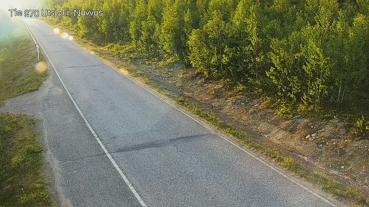 Weather Camera Image Väg 970 Utsjoki, Nuvvus, Utsjoki, Lappi