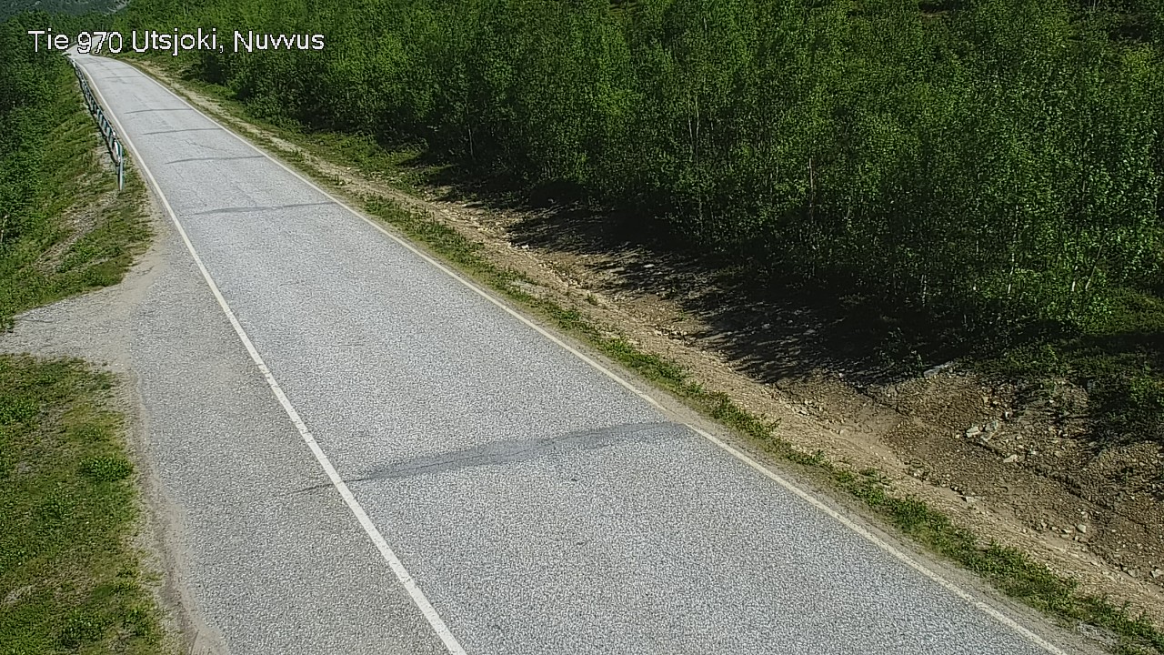 Weather Camera Image Väg 970 Utsjoki, Nuvvus, Utsjoki, Lappi