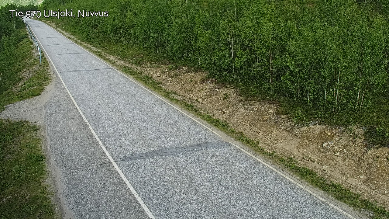 Weather Camera Image Väg 970 Utsjoki, Nuvvus, Utsjoki, Lappi