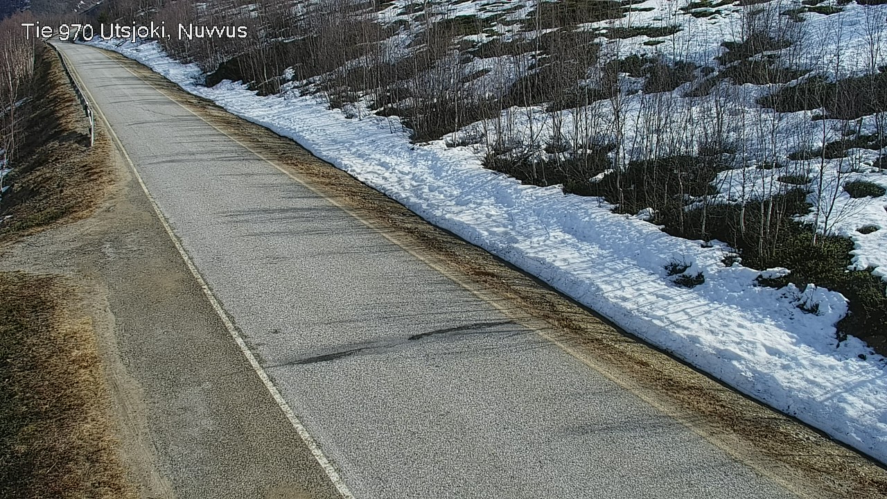 Weather Camera Image Väg 970 Utsjoki, Nuvvus, Utsjoki, Lappi